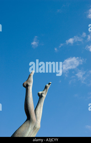 Legs of a statue Stock Photo