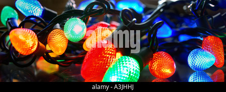LED Christmas Lights Stock Photo