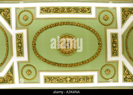 Ceiling of the Tallow Chandlers Banqueting Hall City of London Stock Photo