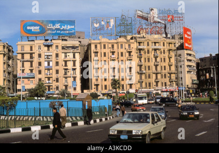 Midan Tahrir Square Cairo Egypt Stock Photo
