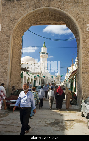 City gate at the green square, Tripoli, Libya Stock Photo