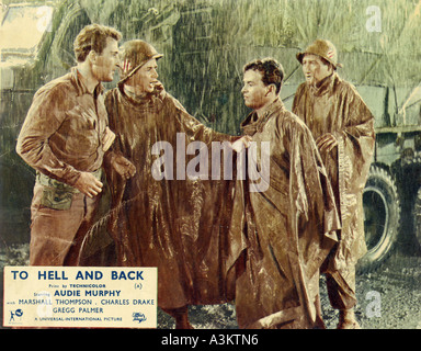 TO HELL AND BACK 1955 U-I film Stock Photo