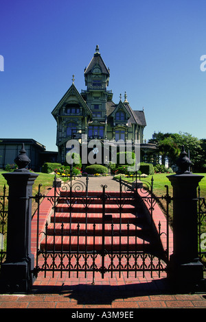 Carson House historical Victorian home Eureka California Stock Photo