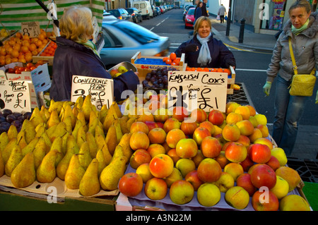 North End Road market in West London England UK Stock Photo