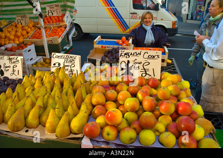 North End Road market in West London England UK Stock Photo