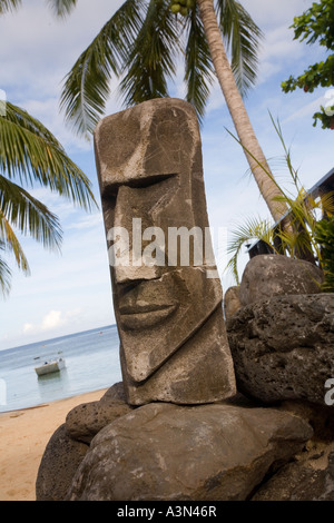 Le Lagoto Beach Resort Savaii Western Samoa Stock Photo