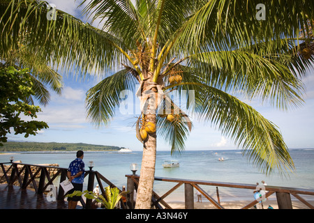 Le Lagoto Beach Resort Savaii Western Samoa Stock Photo