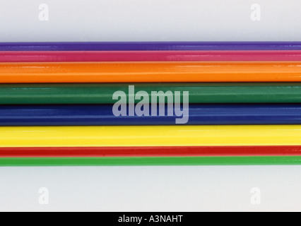 Coloured Pencils Stock Photo