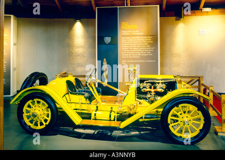A 1912 Mercer Raceabout on display at the Louis Vuitton Classic, a