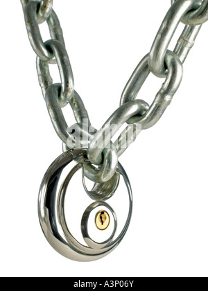 Lock Chain Stock Photo