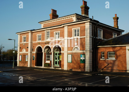 Rye railway station in Sussex England Stock Photo