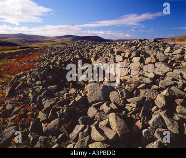 Brough Law Hill Fort, near Ingram, Northumberland, England Stock Photo ...