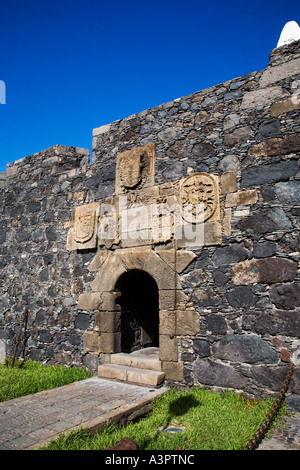 Defensive Fort Castillo de San Miguel in Garachico Tenerife Canary Islands Spain Stock Photo