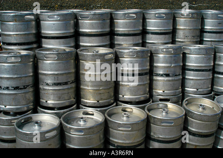 Beer barrels Stock Photo