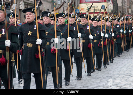 Queen's Archers line Up for inspection in Parliament Square of the ...