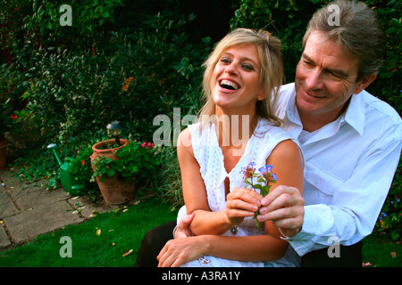 older couple in love Stock Photo