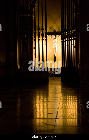 Crucifix by Benvenuto Cellini, El Escorial basilica, Spain Stock Photo ...