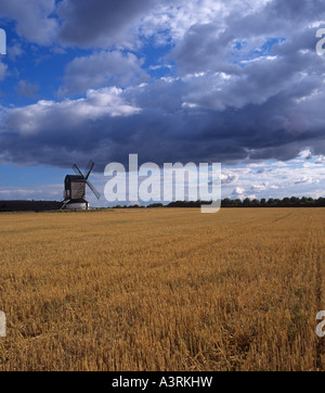 Pitstone windmill in the village of Ivinghoe in the chilterns Buckinghamshire Stock Photo