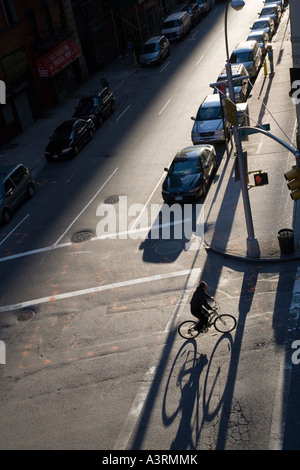 Early morning light on 27th street New York City USA Stock Photo