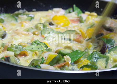 Preparing food Stock Photo