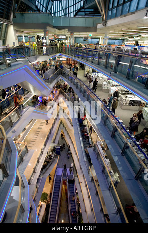 View into the modern shopping mall sevens, Koenigsalle, Duesseldorf, NRW, Germany Stock Photo