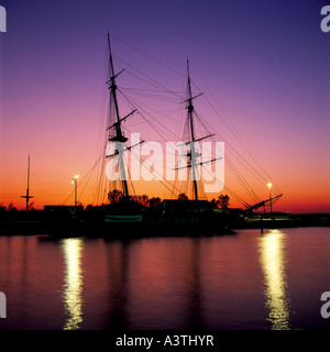 Flagship Niagara, Commodore Oliver Hazard Perry'S Ship, War Of 1812, Erie, Pennsylvania, USA Stock Photo