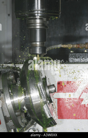 CNC milling, cutter body Stock Photo