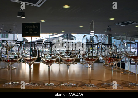 Riedel glasses in shop in Kufstein Stock Photo - Alamy