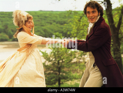 SENSE AND SENSIBILITY 1955 Columbia film with Kate Winslet and Greg Wise Stock Photo