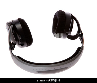 Wireless headphone Stock Photo
