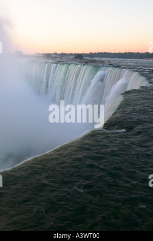 Canada Ontario Niagara Falls Horseshoe Falls sunrise Stock Photo