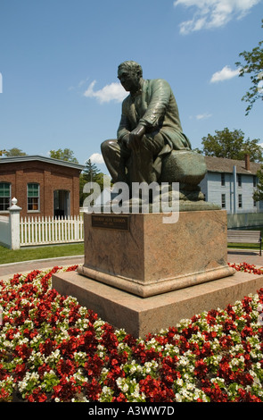 Michigan Dearborn The Henry Ford Greenfield Village Thomas Alva Edison statue Stock Photo