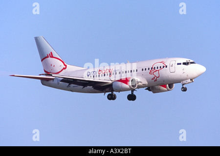 Boeing 737 operated by BMI Baby Stock Photo