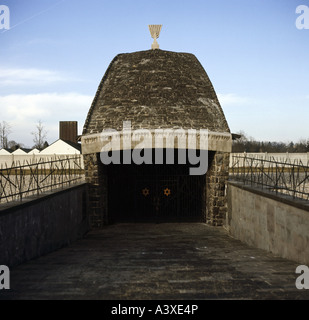 geography / travel, Nazi Germany, Bavaria, Dachau, memorial former concentration camp, Jewish memorial, exterior view, built by Hermann Guttmann, 1967, Stock Photo