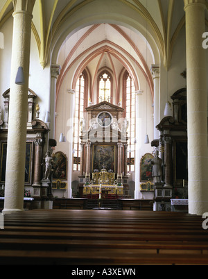 geography / travel, Germany, Bavaria, Berchtesgaden, churches, collegiate church of Augustinians St Peter and St John the Baptis Stock Photo