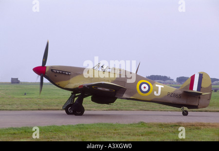 Hawker Hurricane IIC RAF BBMF Coningsby.   GAV 2160-230 Stock Photo