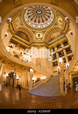 Rotunda, Pennsylvania state capitol, Harrisburg, PA USA Stock Photo