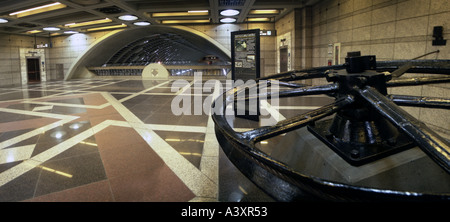 Metro bus tunnel pioneer Square Station Seattle Wa Stock Photo