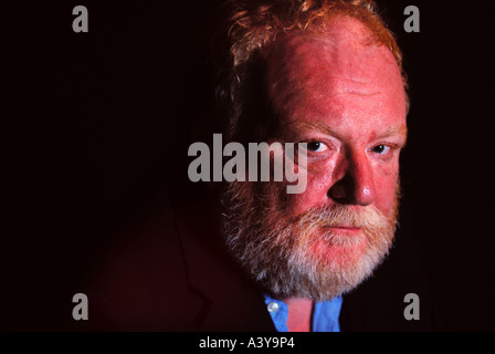 THE WRITER FRANK MCGUINNESS AT THE SWAN THEATRE RSC STRATFORD UPON AVON Stock Photo