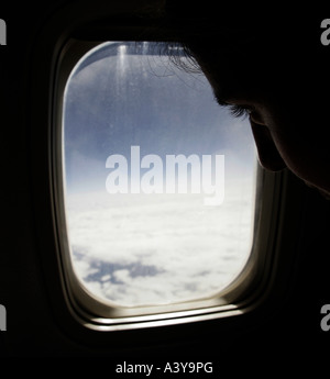 View through the plane windows of the landscape over NT, Central ...