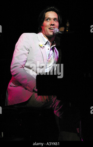 Rufus Wainwright live at the Hall For Cornwall Truro Cornwall UK Stock Photo