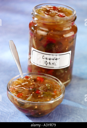 CUCUMBER RELISH Stock Photo