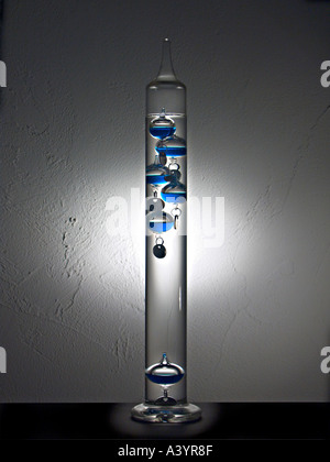 A Galileo thermometer Stock Photo
