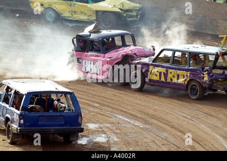 banger racing smashed up rover p5 classic car cars repair repairing ...