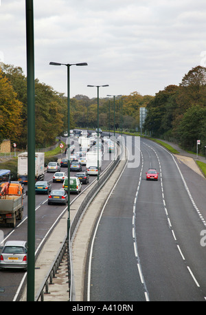 Traffic on the A3 near London Stock Photo