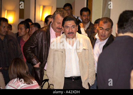 Ulises Ruiz Ortiz governor State of Oaxaca, Mexico at the Night of the Radishes Noche de ��á�����Դǲ� 23 December 2006 Stock Photo