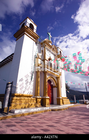 Iglesia de Guadalupe, Cerro de Guadalupe. San Cristobal de las Casas, Chiapas, Mexico Stock Photo