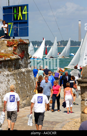 Royal Yacht Squadron Cowes Isle of Wight England UK Great Britain Stock Photo