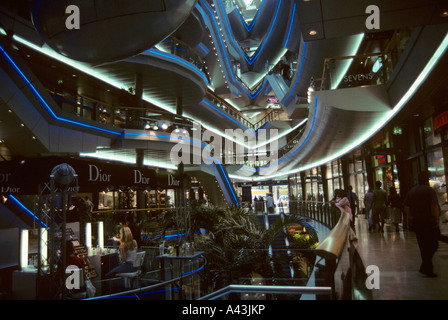 Indoor shopping mall on the Ko or Konigsalee. Dusseldorf, Germany Stock Photo