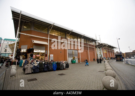 Birminghams famous Rag Market in the Bullring area of the city Stock Photo